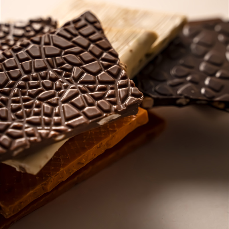 Assortiment de craquelins fait main par la chocolaterie Duceau à Angoulême